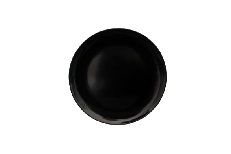 Serroni Melamine Plate 20cm - Black