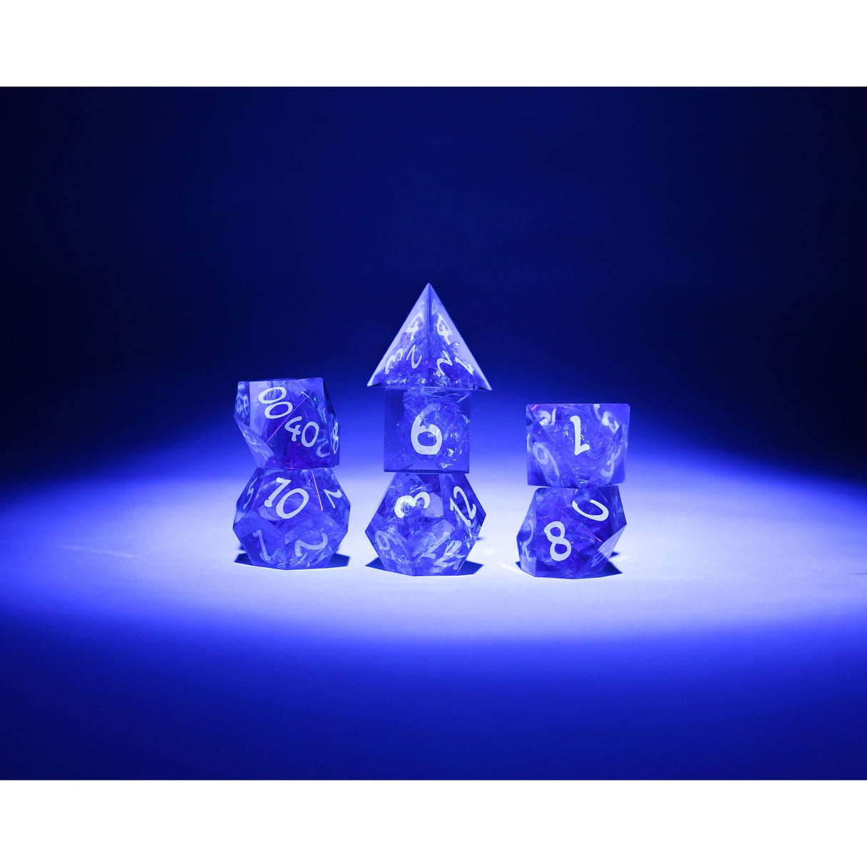 Sirius Dice - Pink Cloak & Dagger Dice Set 7
