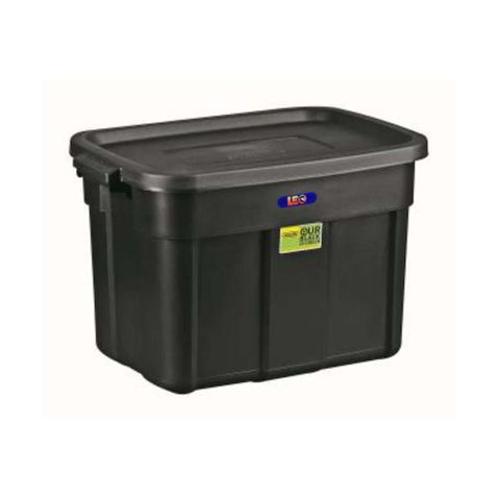 Roughtote Black - 68 Litre With Lid