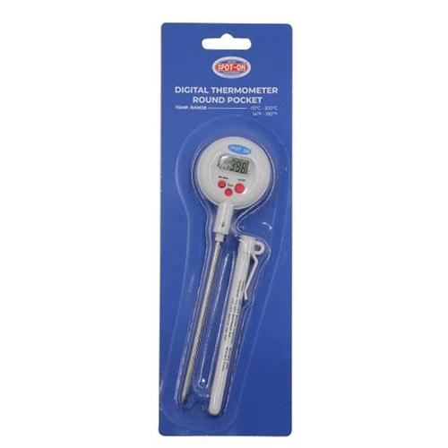 Digital Round Lollipop Pocket Thermometer -10C° To 200C°