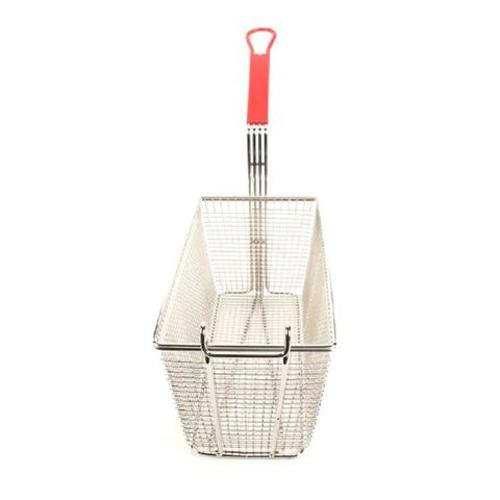Fry / Chip Basket Rectangle 340X165X150mm Red Handle