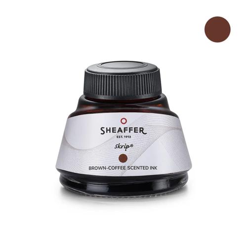 SHEAFFER SKRIP FOUNTAIN PEN INK BOTTLE BROWN COFFEE SCNT 50ML