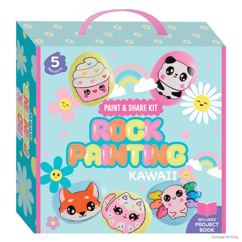 Paint & Share Rock Painting Kawaii Kit