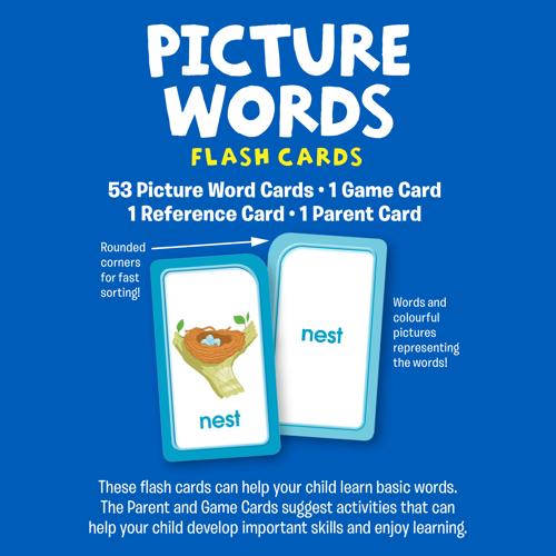 School Zone Picture Words Flash Cards