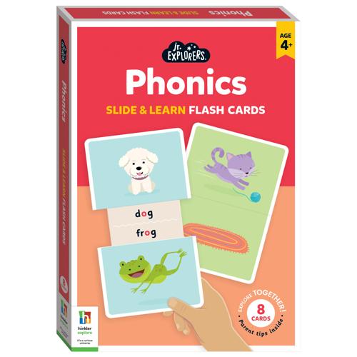 Junior Explorers Phonics Slide & Learn Flash Cards