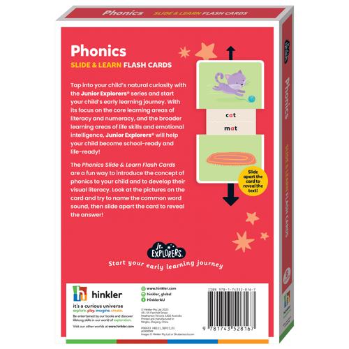 Junior Explorers Phonics Slide & Learn Flash Cards
