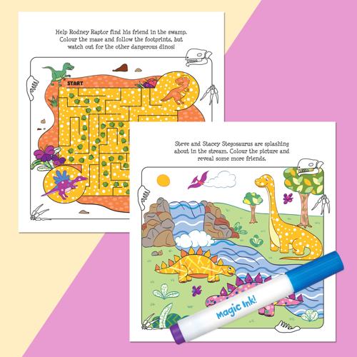 Inkredibles Magic Ink Pictures Roarsome Dinosaurs