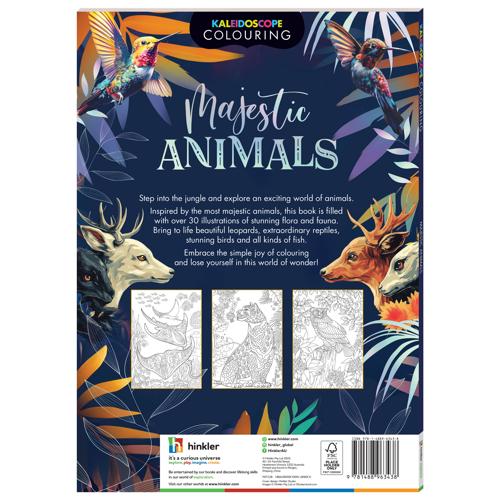 Kaleidoscope Colouring Majestic Animals
