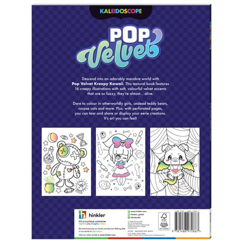 Kaleidoscope Pop Velvet Colouring Kreepy Kawaii