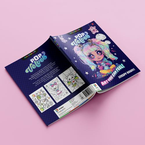 Kaleidoscope Pop Velvet Colouring Kreepy Kawaii