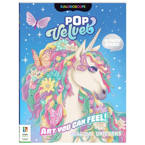 Kaleidoscope Pop Velvet Colouring Magical Unicorns
