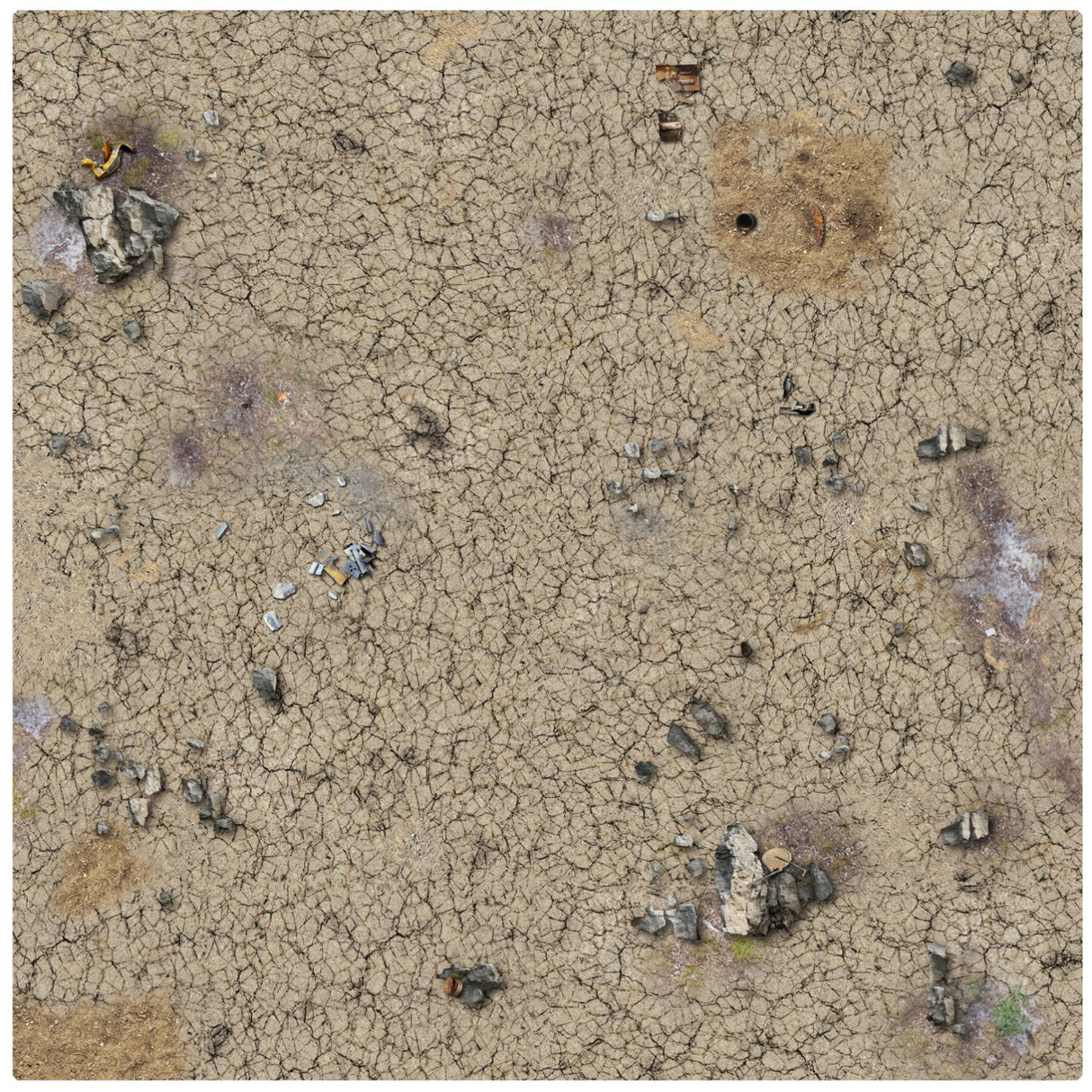 Battle Systems - Sci-Fi - Add-Ons - Desert Wasteland Gaming Mat 3x3