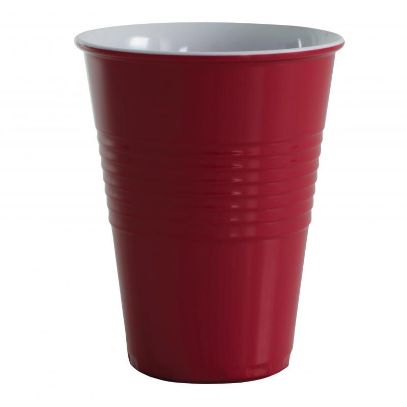 Avanti Miami Melamine 2 Tone 400ml Cup Red