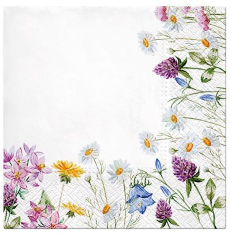 Paw Lunch Napkins 33cm Pack Of 20 | 3 Ply | Spring Frame