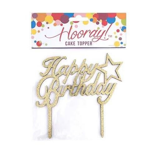 Cake Topper Happy Birthday