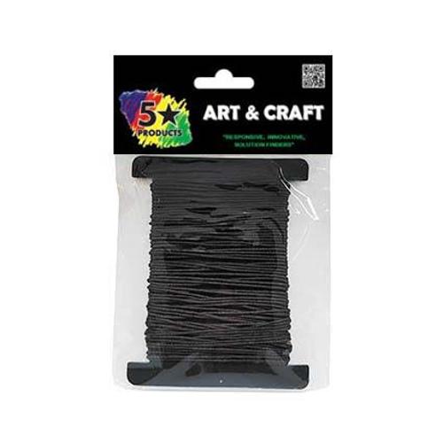Wax Cord Black 8m