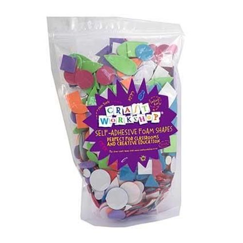 Craft Value Adhesive Foam Shapes 1000pc
