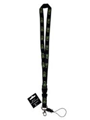 Lanyard NZ Tiki Design Black 19mm
