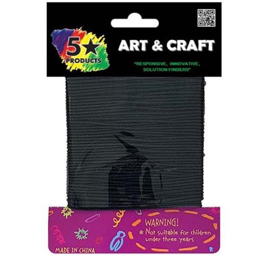 Elastic Black 1mm X 10m