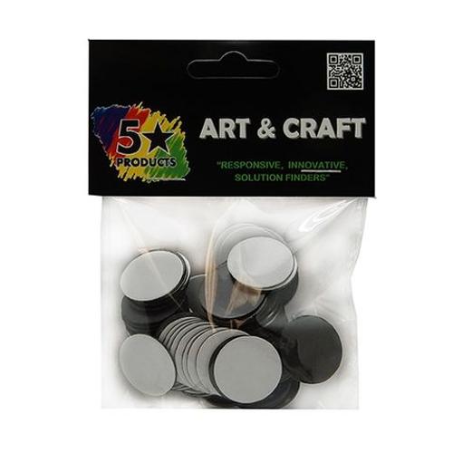 Magnet Round Adhesive 80pc