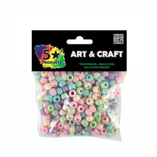 Beads Pony Pastel 300pc 6x9mm