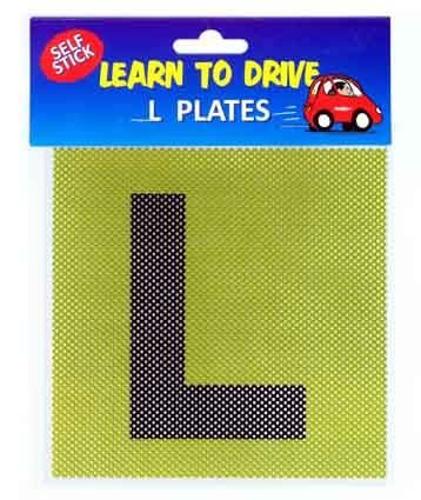 Learner Driver L Plates 15cm 2pc