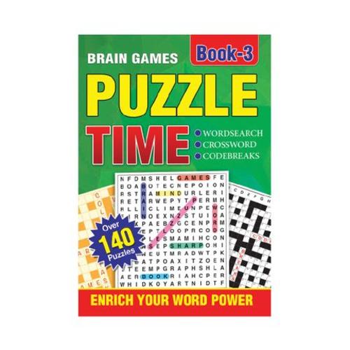 Puzzle Time Mixed Puzzles 160pg A5 Book