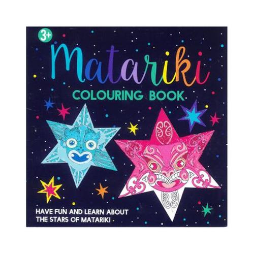 Matariki Colouring Book 32pgs 18x18cm