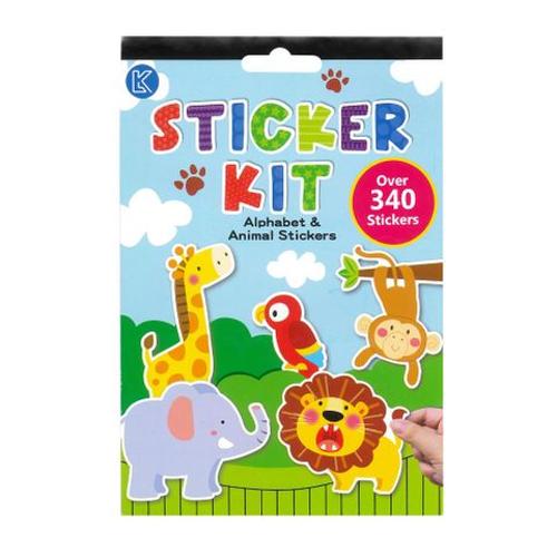 Lksticker Kit Alphabet & Animal Stickers 340+Pcs^