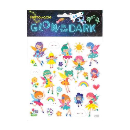 Upikit Stickers Removeable Gid Fairies 15x17cm^
