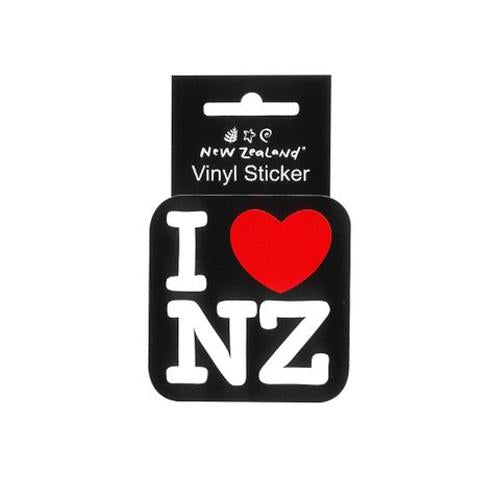 Vinyl Sticker NZ I Heart NZ 9cm
