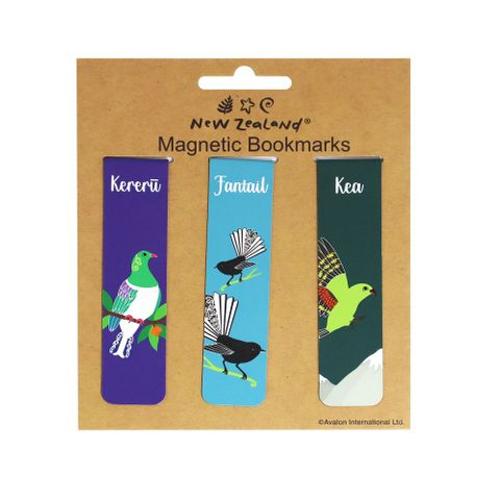 Bookmark Magnetic NZ Birds 3 Pc