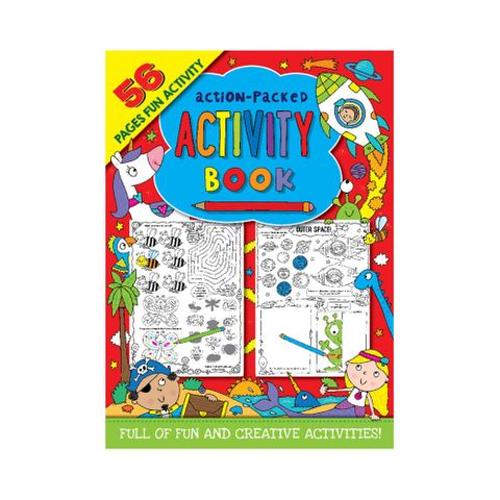 Activity Book Action Packed 56pgs A4