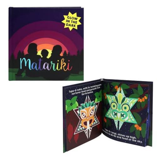 Matariki Glow-In-The-Dark Book 15x15cm