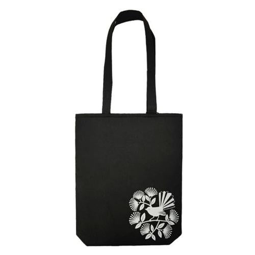 Tote Bag Felt Fantail 38x32cm Black