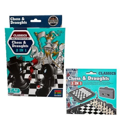 Chess & Draughts Compact Set