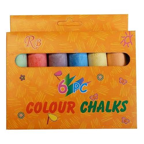 Chalk Colour Jumbo Special 6pc (Rb)