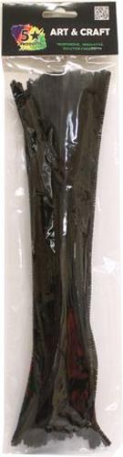 Pipe Cleaners 30cm 50pcs Black