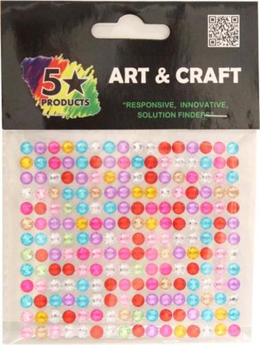 Self Stick Acrylc Gems Stones 132 Pcs