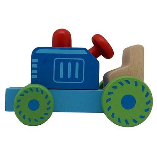 Elf Wooden Squeaky Tractor