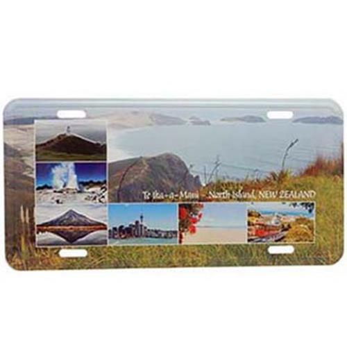 Licence Plate Large - North Island