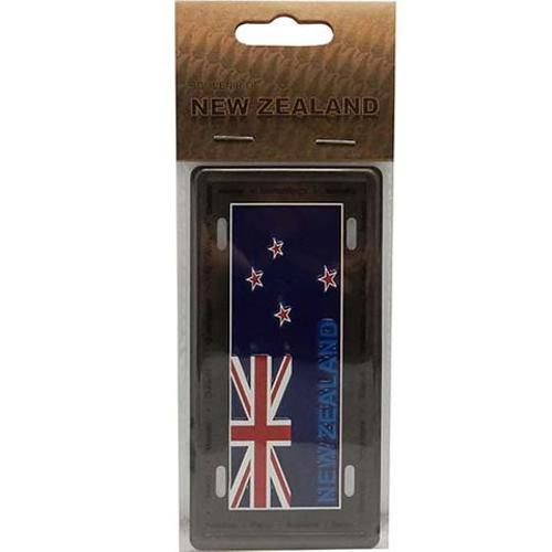 Magnet Licence Plate Small - NZ Flag 12x6cm