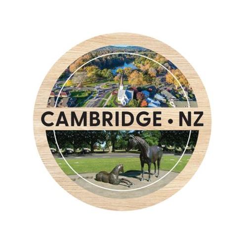 Magnet Cambridge Round Wooden 70 Mm