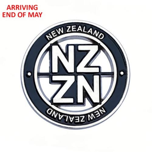 Magnet Metal Nz.NZ Round 4cm