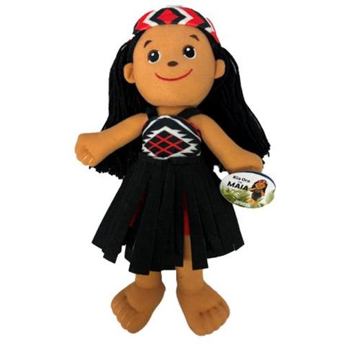 Maia - Maori Girl Soft Doll 33cm