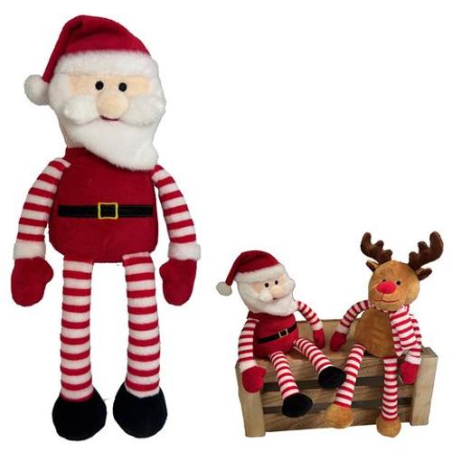 Xmas Plush Santa 28 Cm