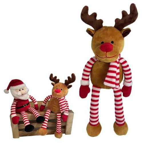 Xmas Plush Reindeer 28 Cm