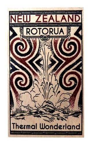 Postcard Wooden Rotorua