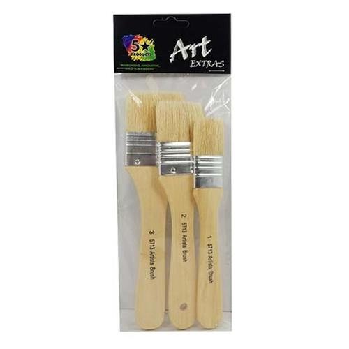 Art Extra 3 Pc Paste Brush Set