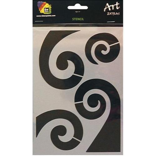 Art Extra Stencil A5 Koru
